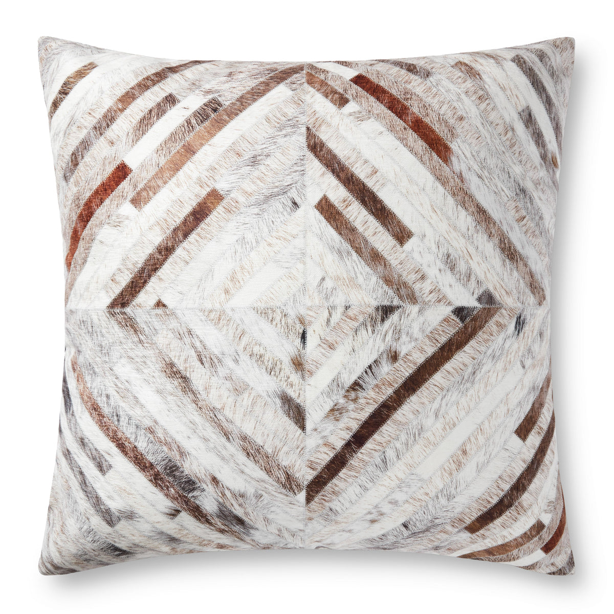 Loloi P0900 Grey / Multi 36 x 36 x 6 Floor Pillow