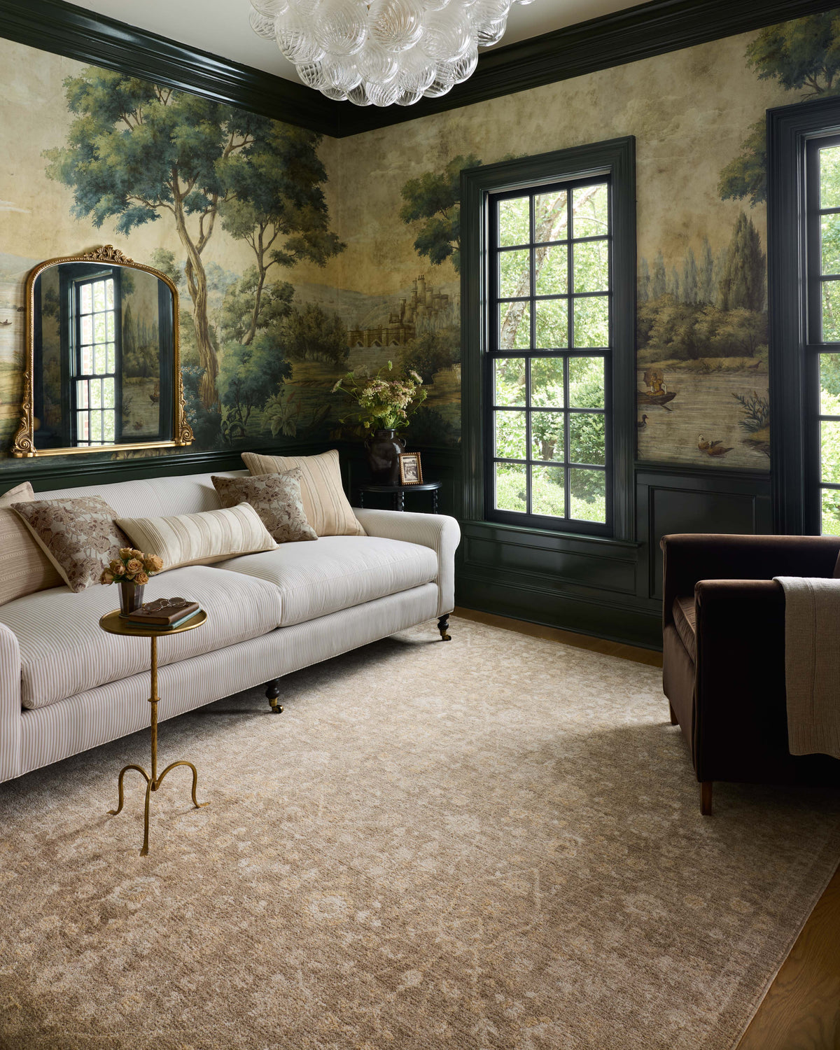 Chris Loves Julia x Loloi Palma 18" x 18" Sample Rug
