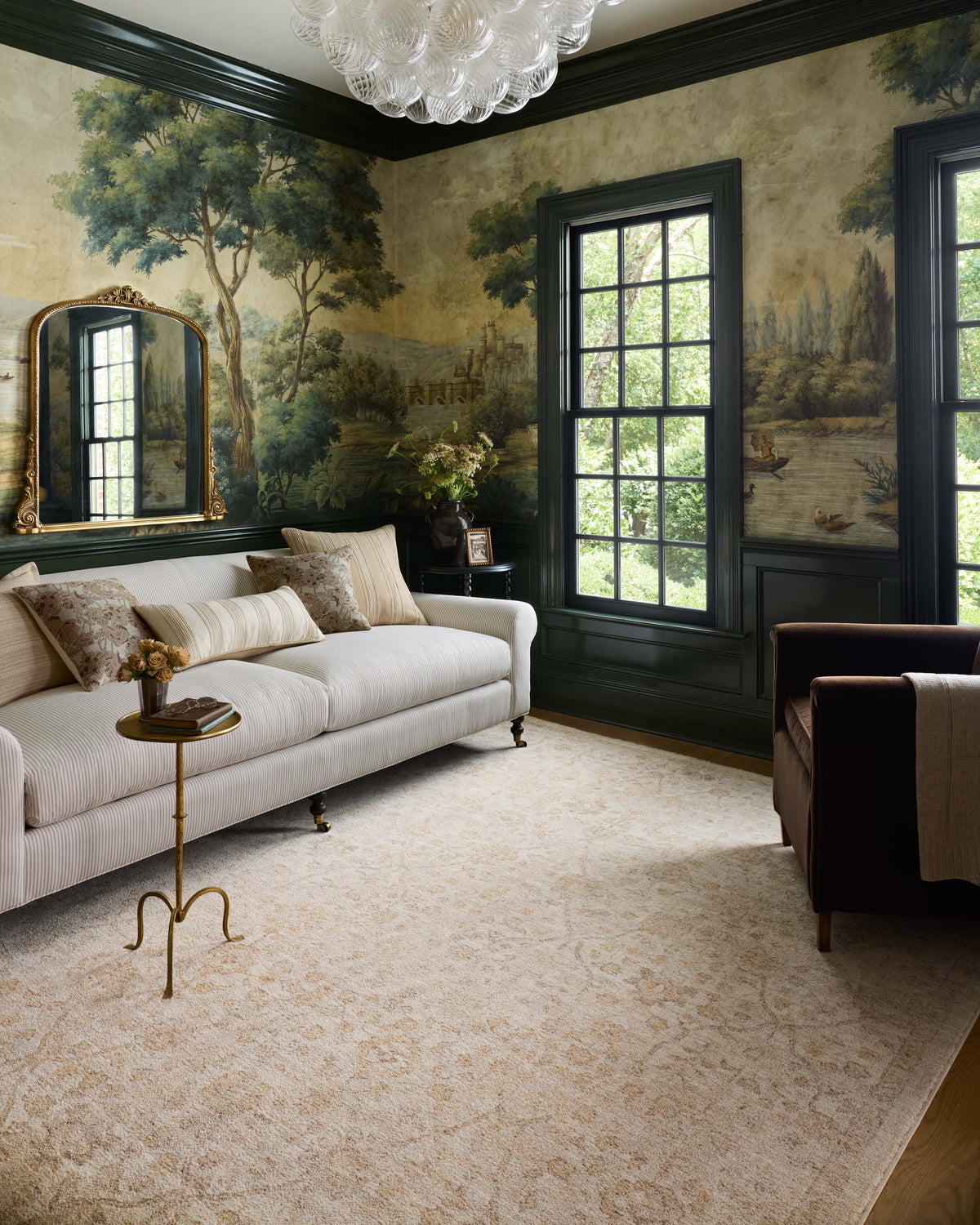 Chris Loves Julia x Loloi Palma 18" x 18" Sample Rug