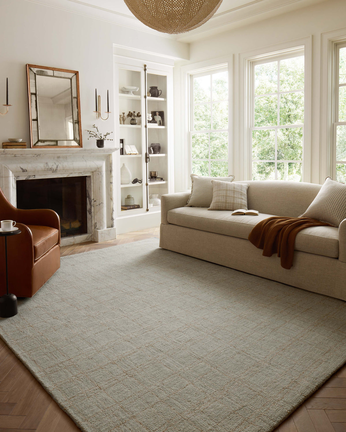 Chris Loves Julia x Loloi Polly 18" x 18" Sample Rug