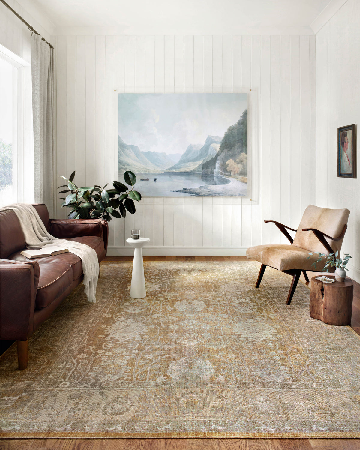 Chris Loves Julia x Loloi Rosemarie Round Area Rug