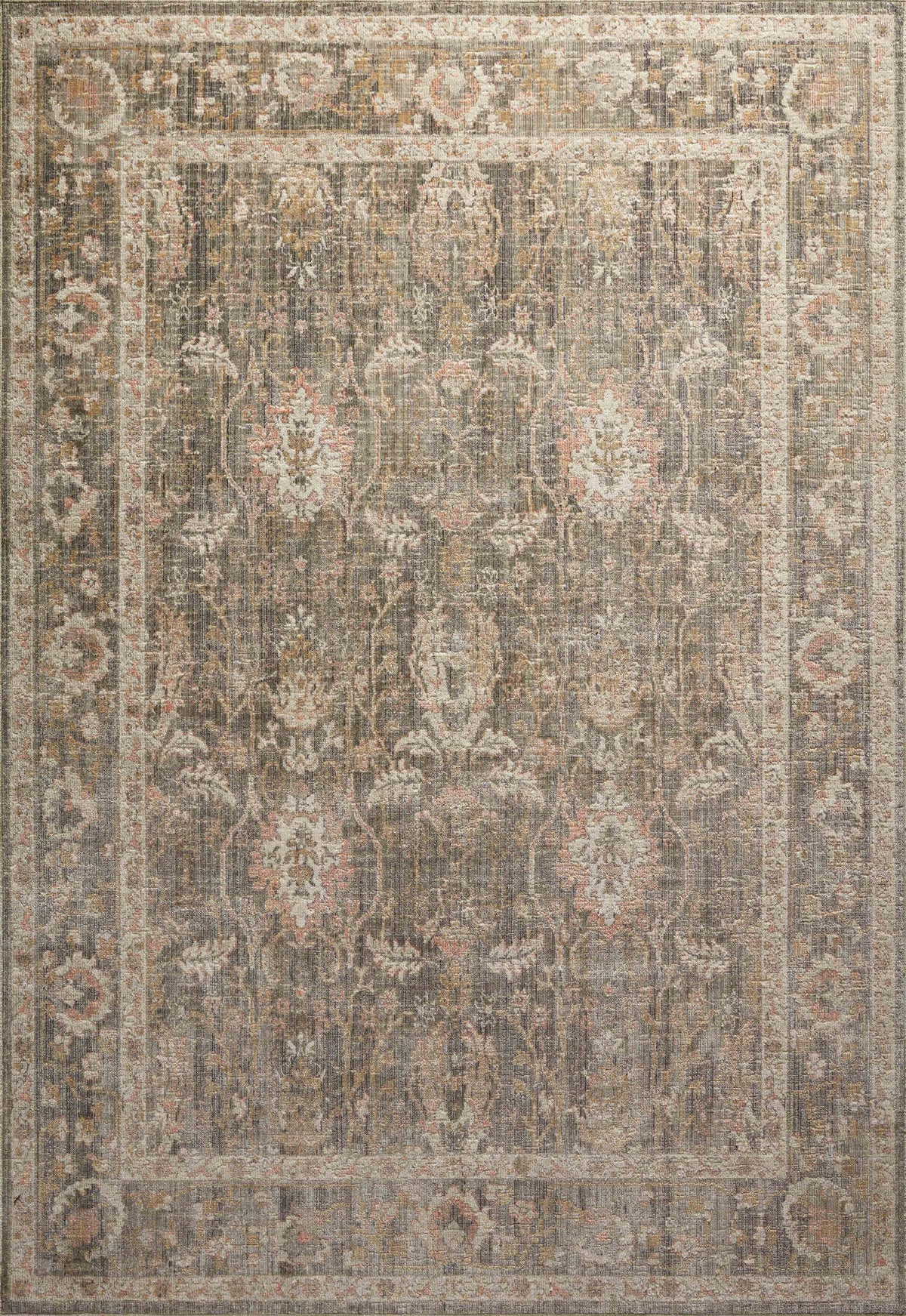 Chris Loves Julia x Loloi Rosemarie 3'-2" x 3'-2" Round Accent Rug