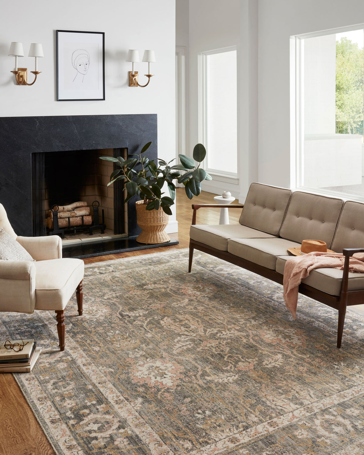 Chris Loves Julia x Loloi Rosemarie Area Rug