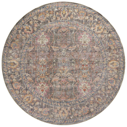 Chris Loves Julia x Loloi Rosemarie 3'-2" x 3'-2" Round Accent Rug
