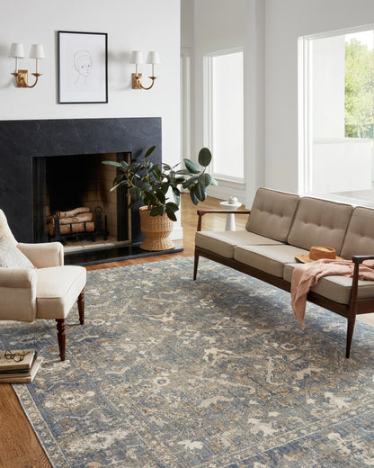 Chris Loves Julia x Loloi Rosemarie 3'-2" x 3'-2" Round Accent Rug