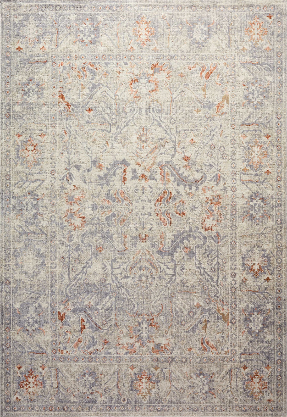 Chris Loves Julia x Loloi Rosemarie 3'-2" x 3'-2" Round Accent Rug