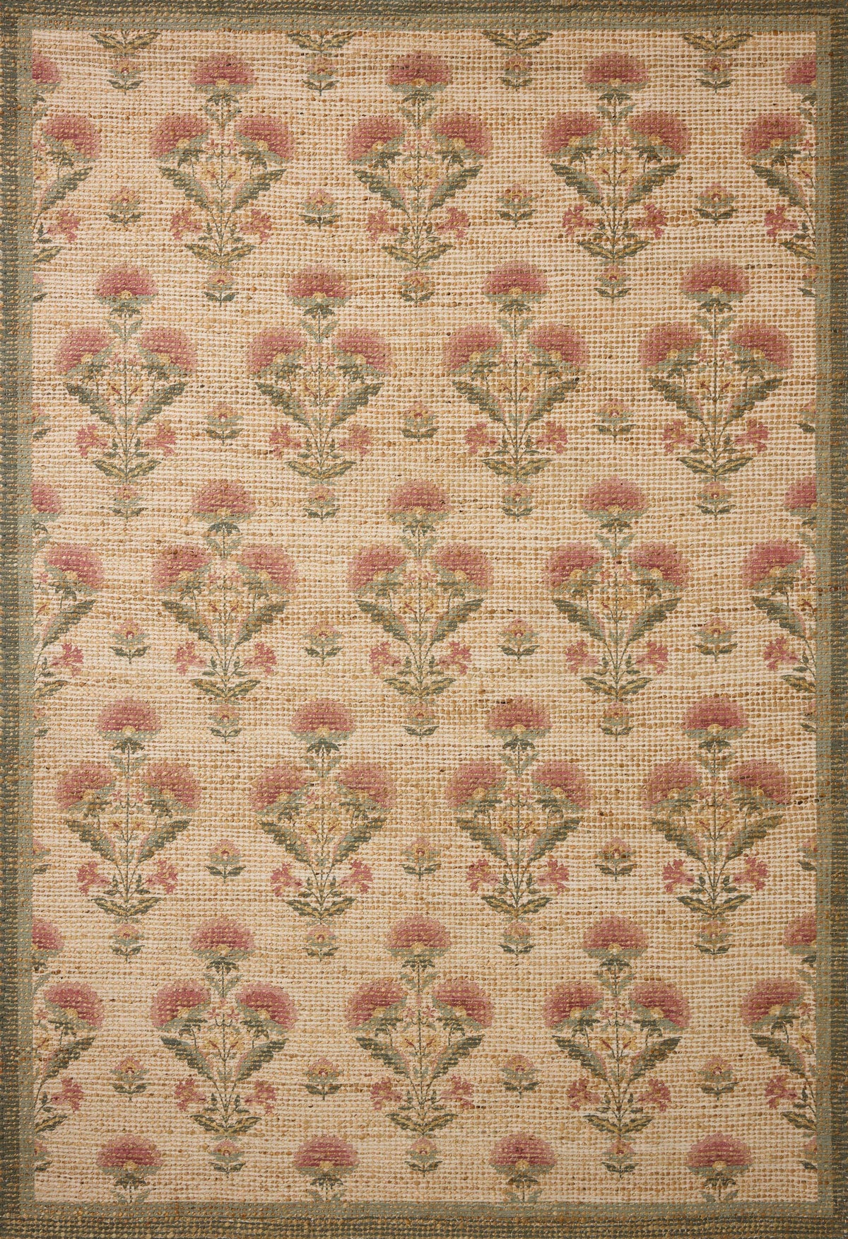 Chris Loves Julia x Loloi Rue 18" x 18" Sample Rug