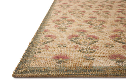 Chris Loves Julia x Loloi Rue 18" x 18" Sample Rug