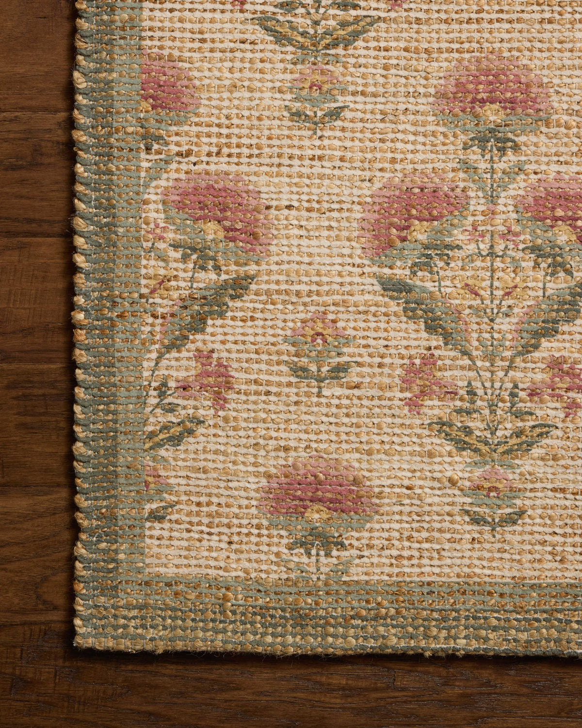 Chris Loves Julia x Loloi Rue 18" x 18" Sample Rug