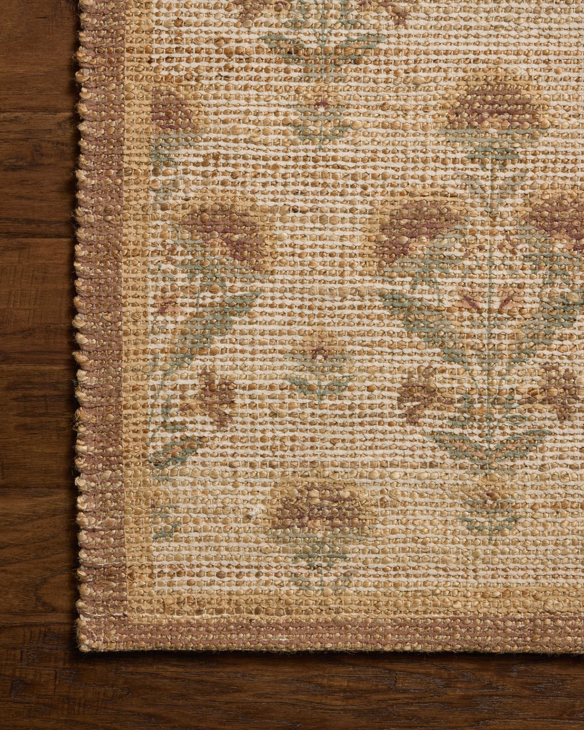 Chris Loves Julia x Loloi Rue 18" x 18" Sample Rug