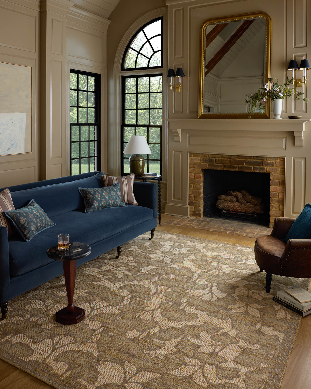 Chris Loves Julia x Loloi Rue 18" x 18" Sample Rug