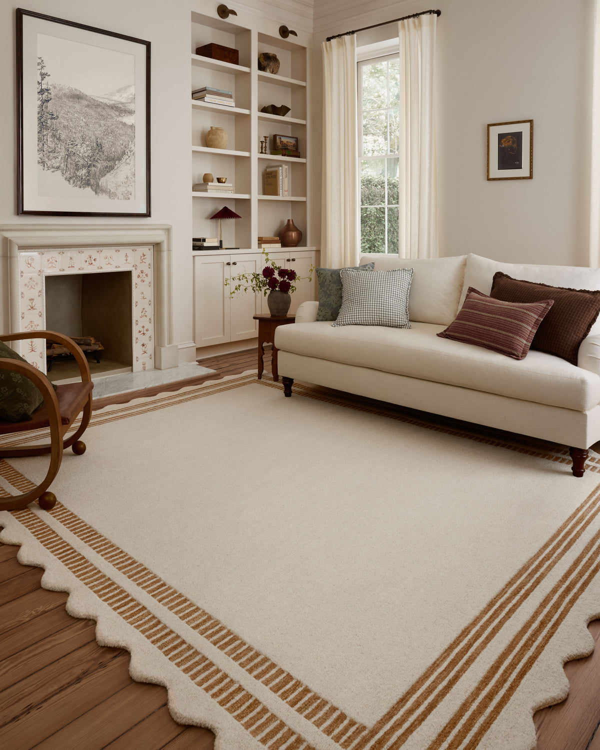 Chris Loves Julia x Loloi Scottie 18" x 18" Sample Rug