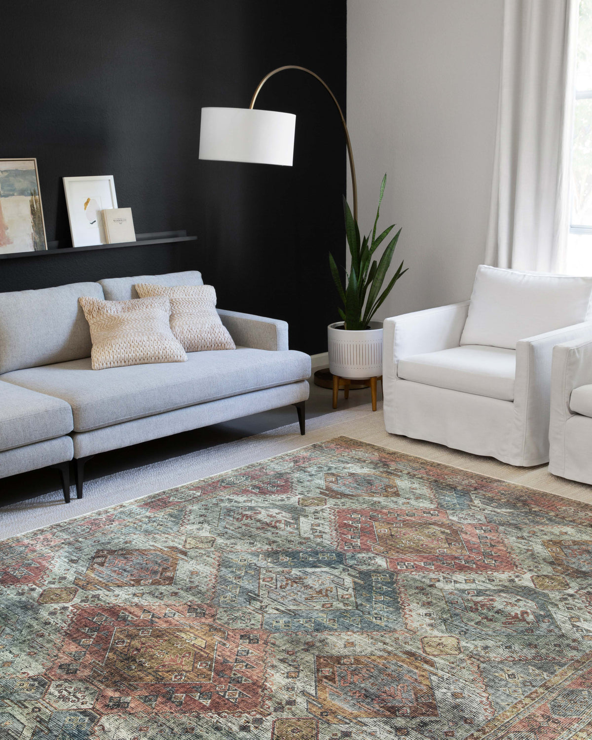 Loloi Skye 18" x 18" Sample Rug