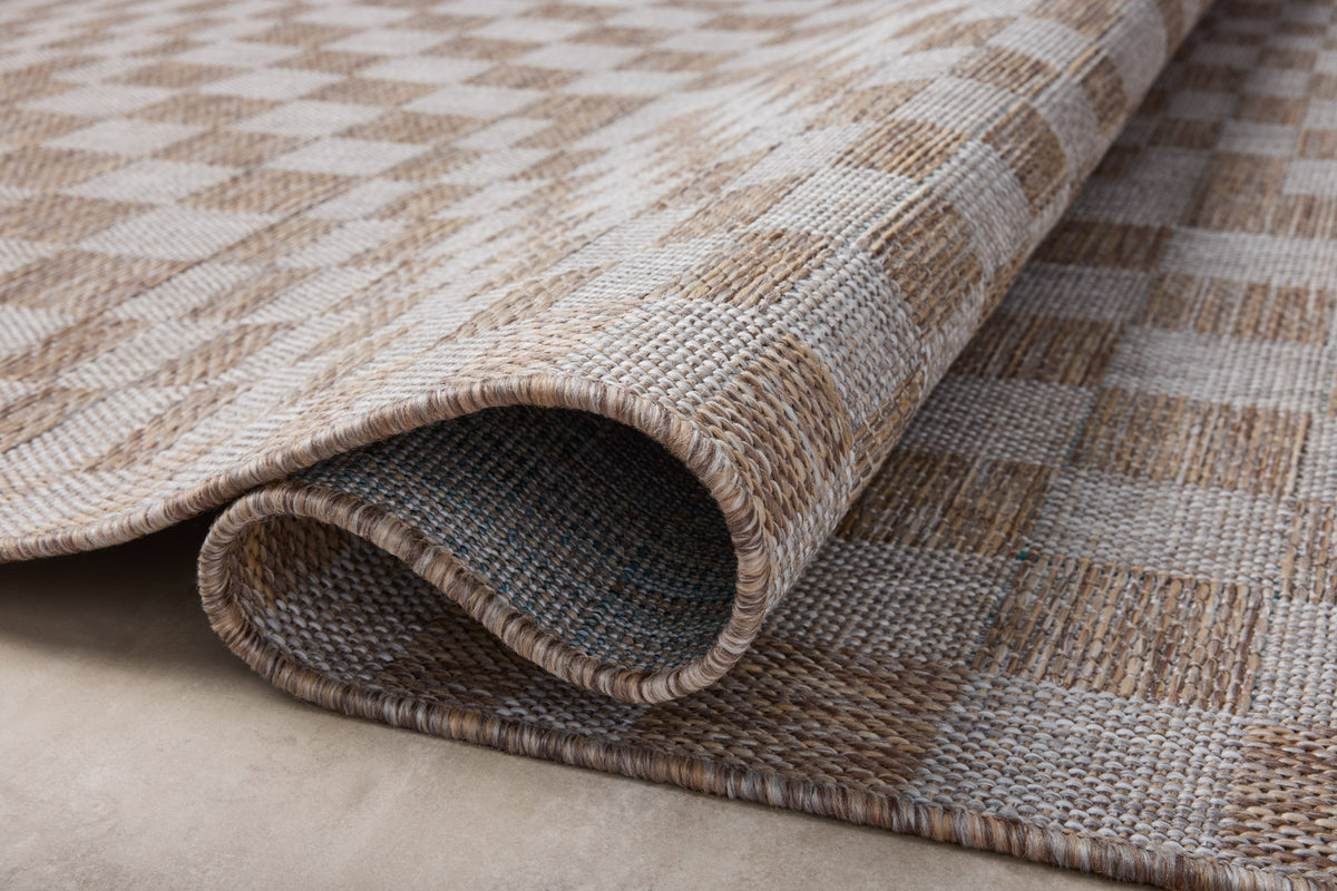 Amber Lewis x Loloi Topanga 18" x 18" Sample Rug
