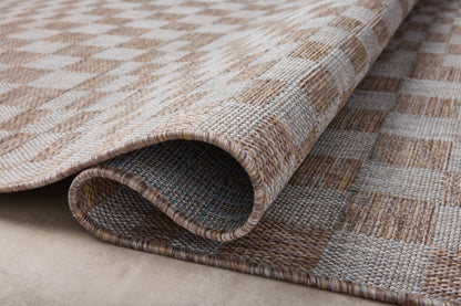 Amber Lewis x Loloi Topanga 18" x 18" Sample Rug