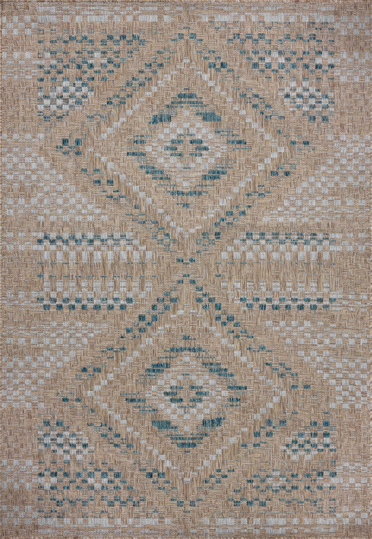 Amber Lewis x Loloi Topanga 18" x 18" Sample Rug