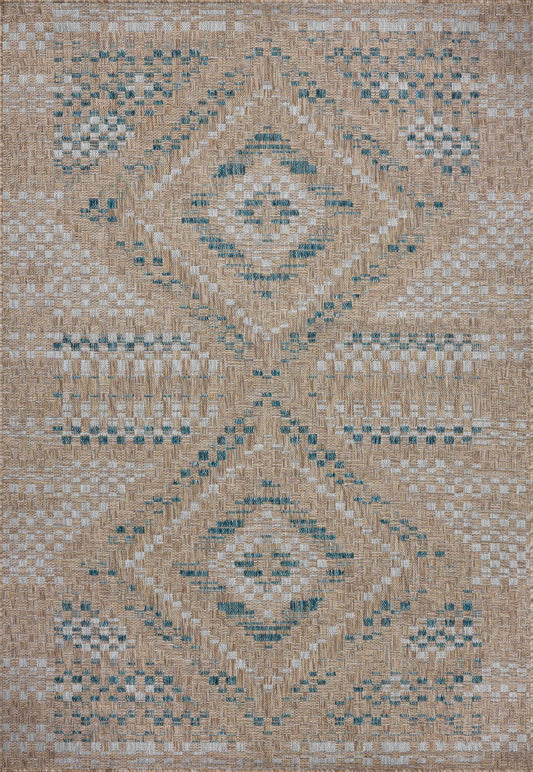 Amber Lewis x Loloi Topanga 18" x 18" Sample Rug