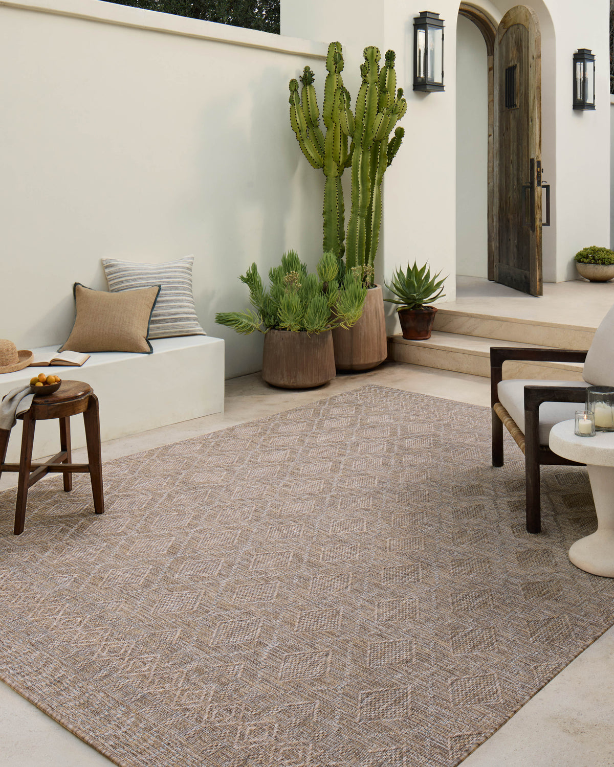 Amber Lewis x Loloi Topanga 18" x 18" Sample Rug