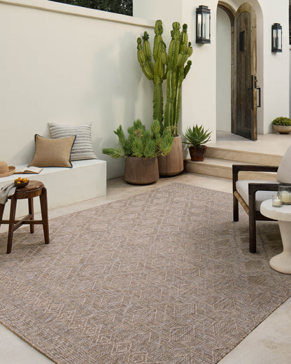 Amber Lewis x Loloi Topanga 18" x 18" Sample Rug