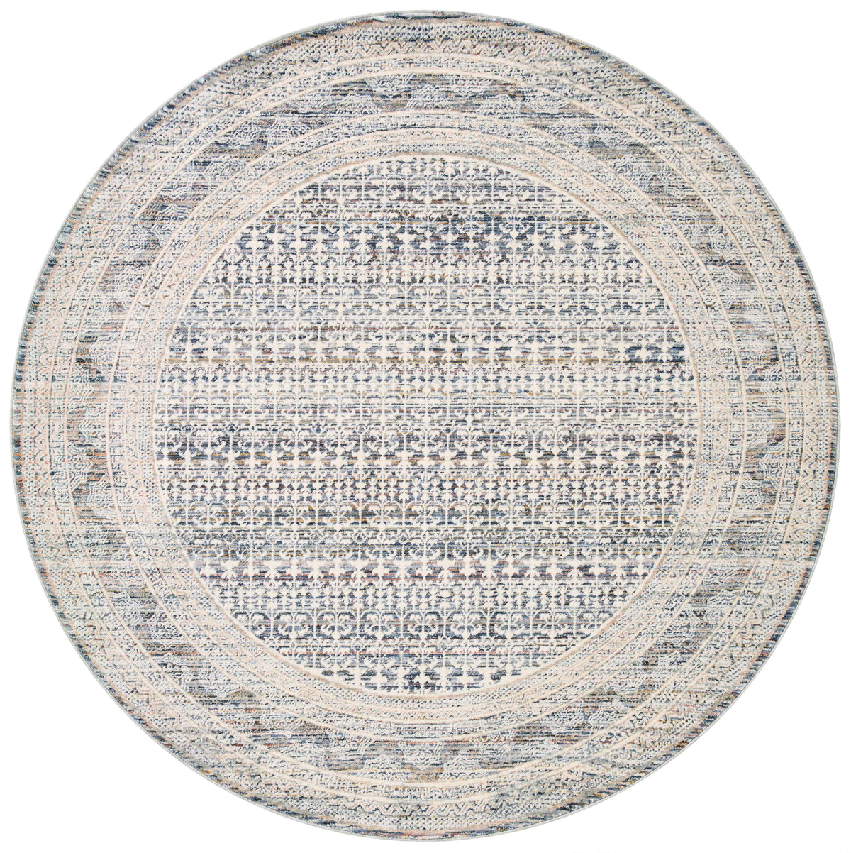 Amber Lewis x Loloi Zuma 5'-3" x 5'-3" Round Area Rug