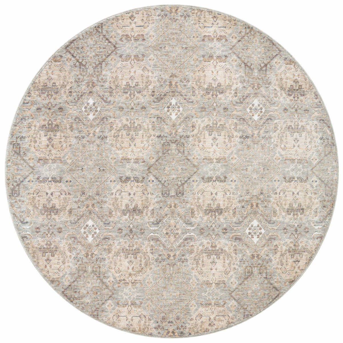 Amber Lewis x Loloi Zuma 5'-3" x 5'-3" Round Area Rug