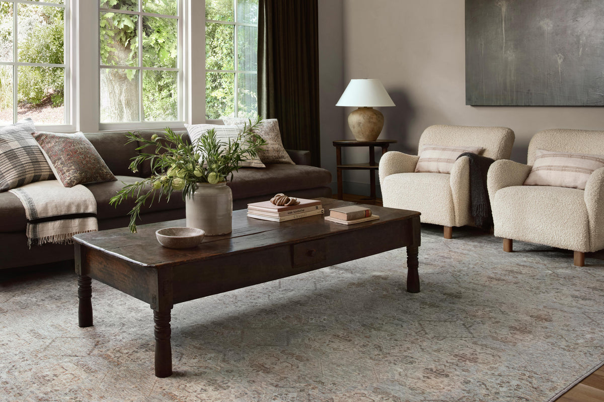 Amber Lewis x Loloi Zuma 5'-3" x 5'-3" Round Area Rug