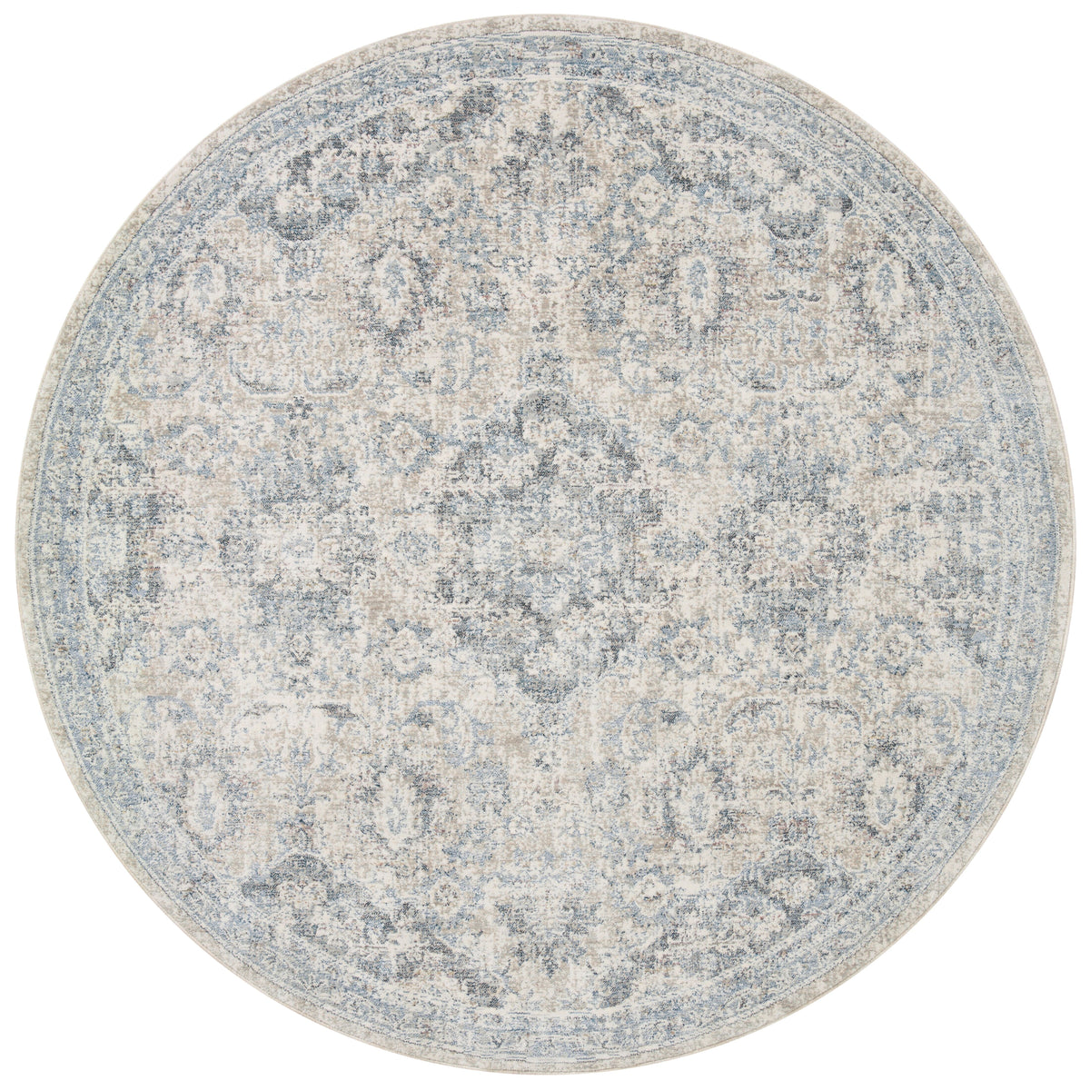 Amber Lewis x Loloi Zuma 5'-3" x 5'-3" Round Area Rug