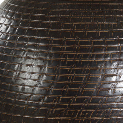 Bronze Ribbed Ceramic Table Lamp