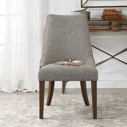 Earth Tone Armless Chair