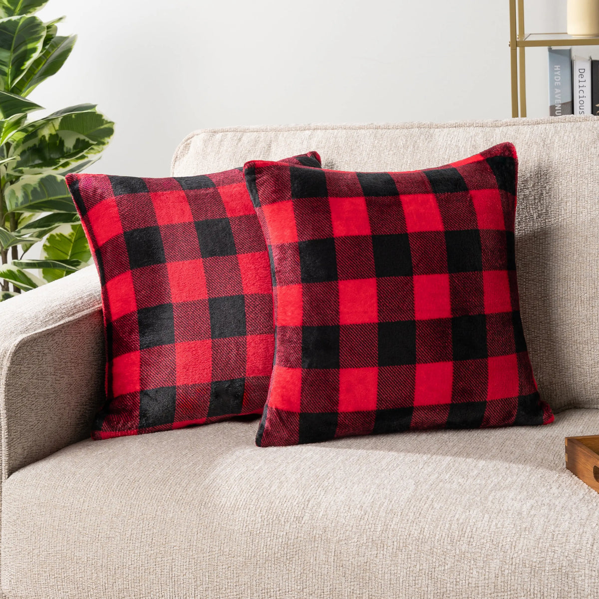 Transform Your Space with PAVILIA Decorative Throw Pillow Covers - Set of 2 Luxurious Velvet Cases for a Cozy Boho Aesthetic in Your Bedroom or Living Room