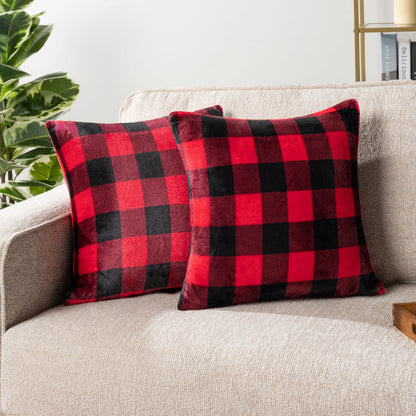 Transform Your Space with PAVILIA Decorative Throw Pillow Covers - Set of 2 Luxurious Velvet Cases for a Cozy Boho Aesthetic in Your Bedroom or Living Room