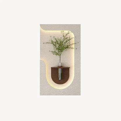 Modern Wall Art Featuring Remote-Controlled LED Lighting