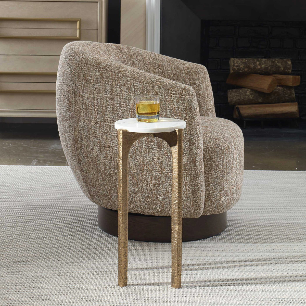 Marble Drink Table