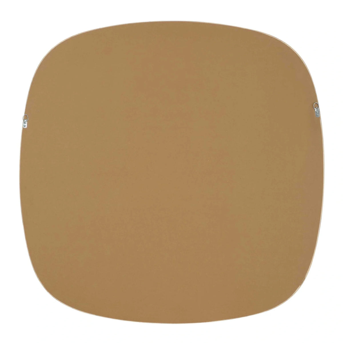 Aged Pinewood Round Mirror