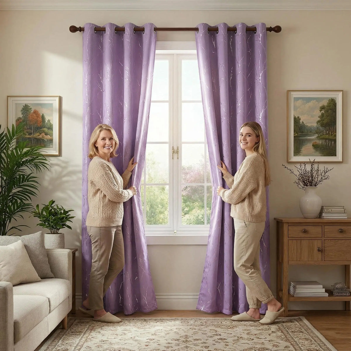 Curtain Club Luxury Blackout Drapes – 2 Panels of Elegance in 20+ Colors for Your Bedroom & Living Room