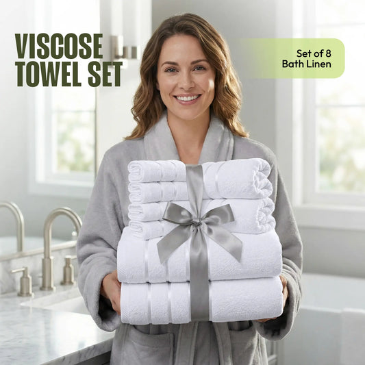 8-Piece Bathroom Towel Set