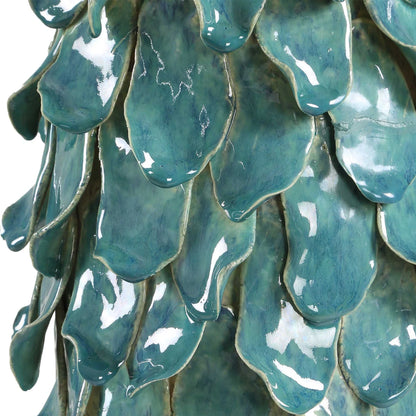 Teal Blue Table Lamp