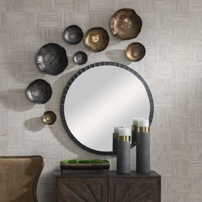 Nickel Wall Decor Set/4