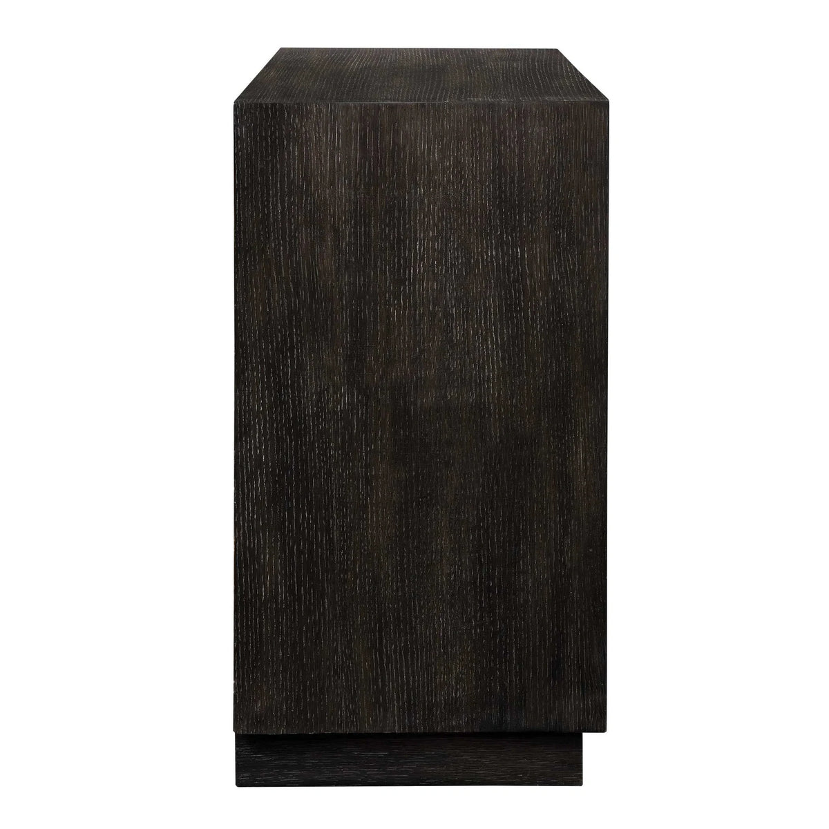 Chevron Oak 3-Drawer Chest