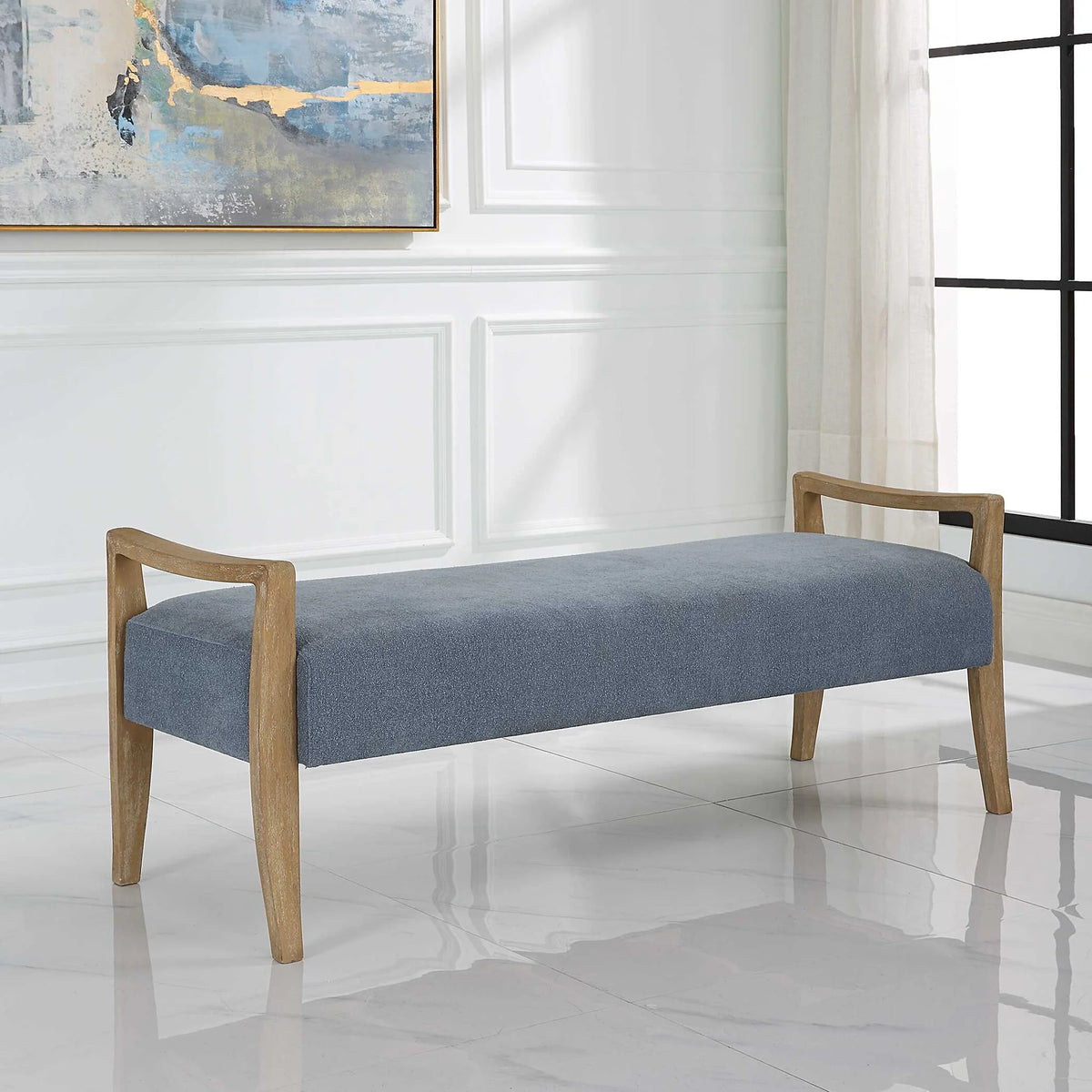 Sky Blue Bench