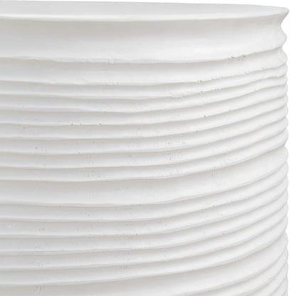 White Drum Table