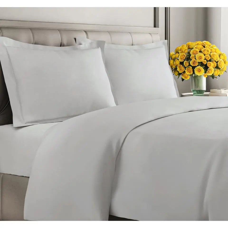 Double-Brushed Duvet Cover Set | Hidden Zipper & Corner Ties, Pillow Shams Included | 18 Colours, Twin to King