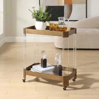 Bronze Bar Cart