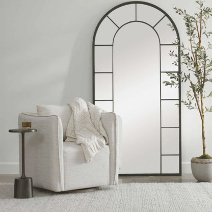 White Swivel Armchair