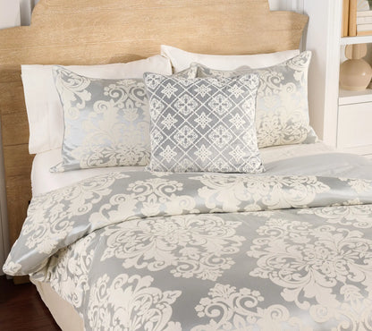 Hotel Du Cobb Jacquard Damask Comforter Set by Dennis Basso - Full Size
