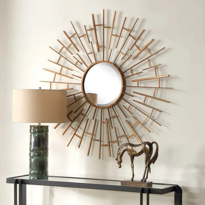 Bronze Round Mirror