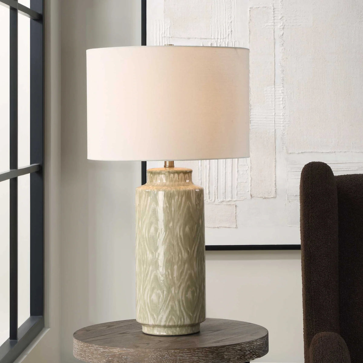 Sage Ceramic Table Lamp