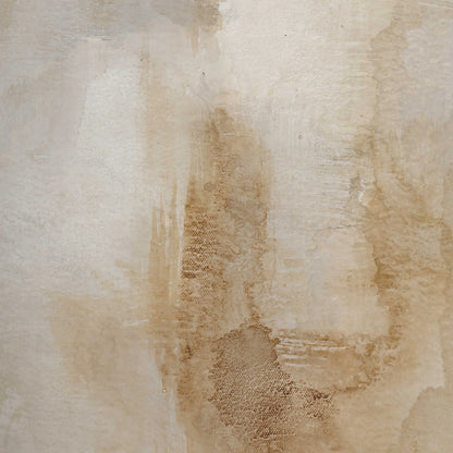 Hand Painted Neutral Canvas Art
