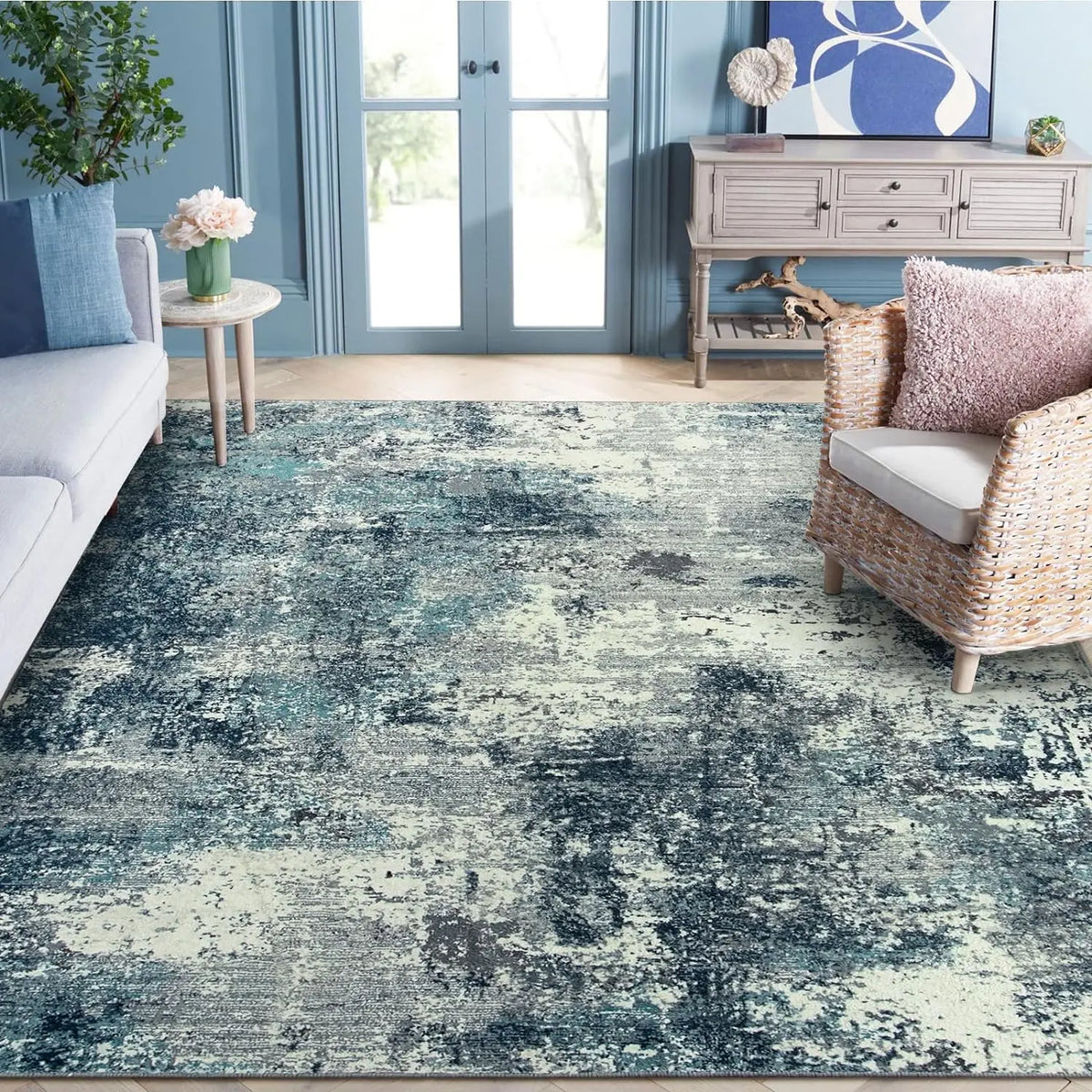 Lahome Modern Abstract Area Rug