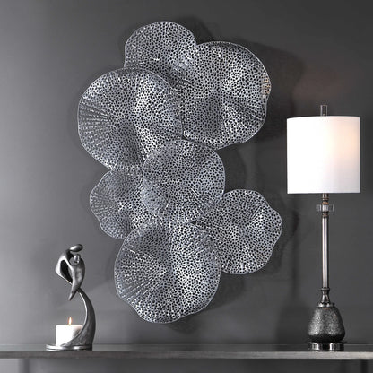 Antiqued Gold Metal Wall Art